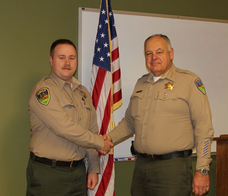 Correctional Deputy Adrian & Sheriff Downey